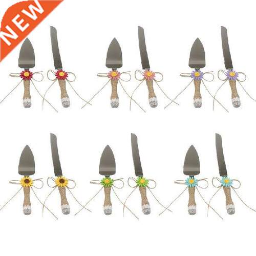 94PF Rustic Wedding Cake Knife and Serving Set with