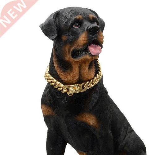 Strong Metal Dog Snack Chain Teddy French Bulldog Necklace