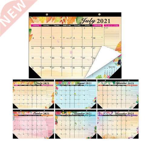 2021-2022 Desk Calendar Event Stickers Monthly Planner