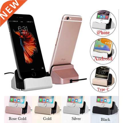 For iPhone X 8 7 6 USB Cable Sync Cradle Charger Base For Xi
