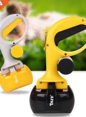 Portable Pet Pooper Scooper Dog Pckup Clp Waste Scoop