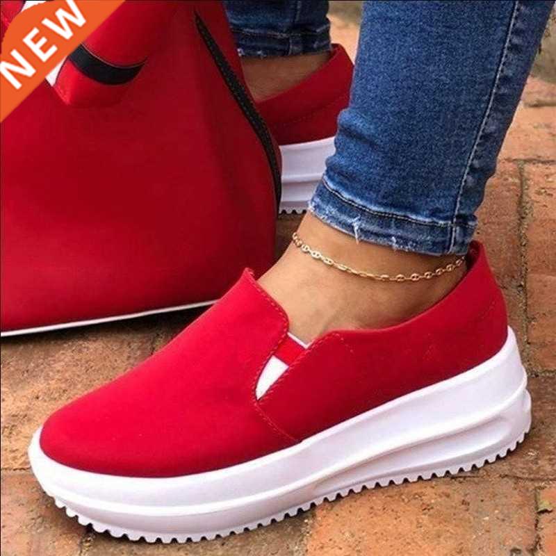 2022 New Flats Shoes Platform Sneakers Women Sport Wedges Fa