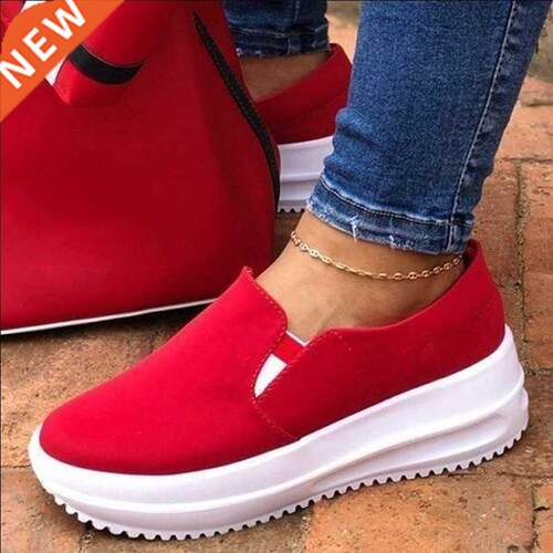 2022 New Flats Shoes Platform Sneakers Women Sport Wedges Fa