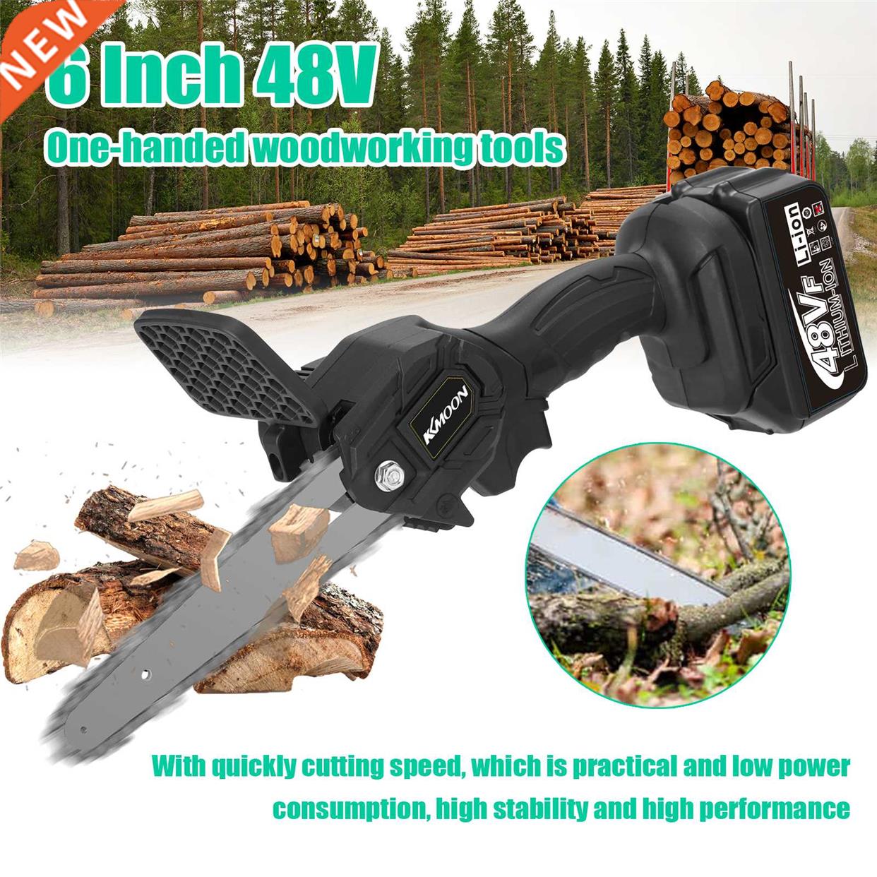 6 Inch Electric Infinitely Variable Speeds Pruning Saws Rech