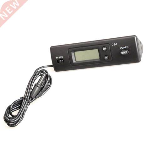 2 in 1 LCD Clock Screen Car Vehicle Time Black Automobile Cl