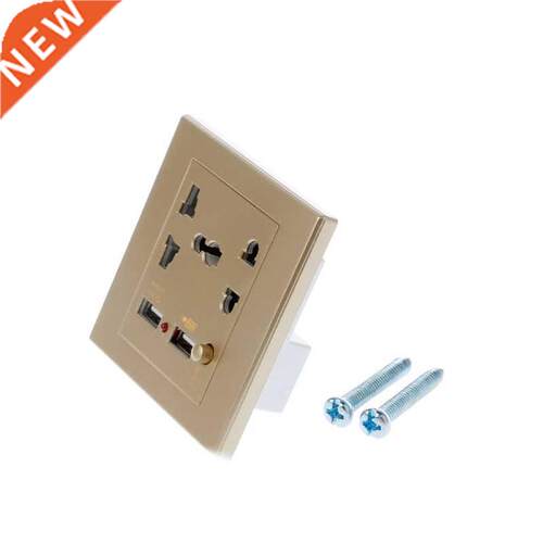 USB LED Charger Station Socket Adapter Power Outlet On/Off S