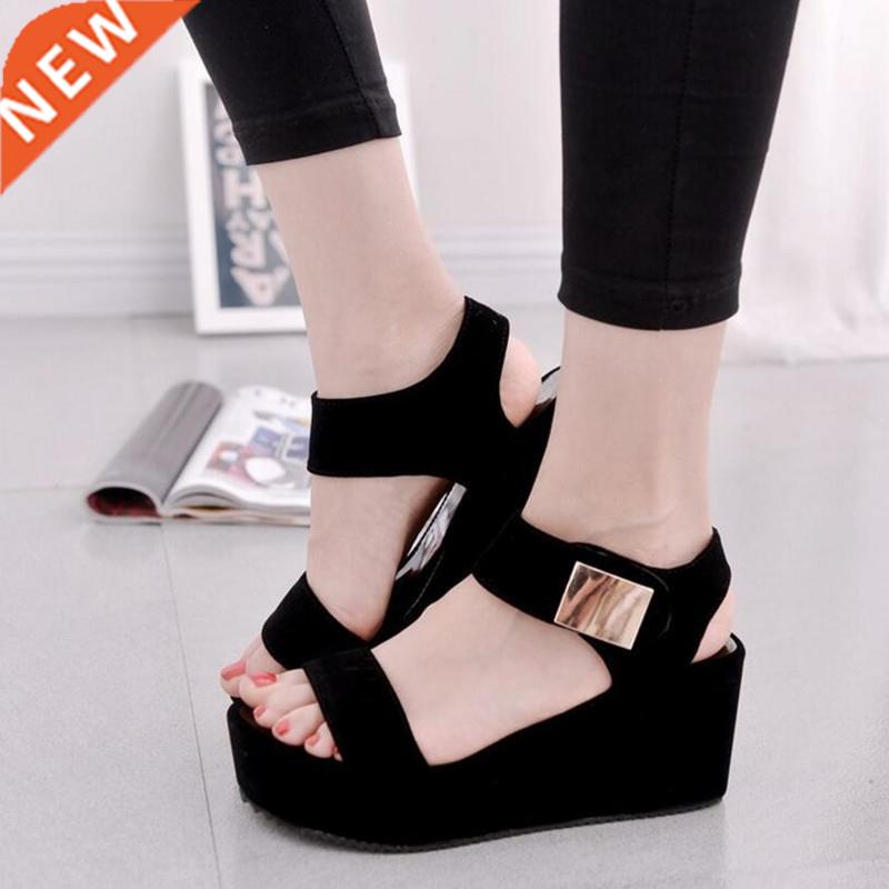 Summer Women Sandals 2022 New Woman Wedges Platform Sandals 居家日用 布艺蛋糕/蛋糕毛巾 原图主图