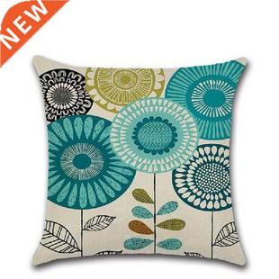 2pcs/set Flax Pillowcase Square Pillow Case Cover Hoe