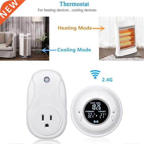 110/220V Wireless Thermostat Plug Thermostat Plug Set