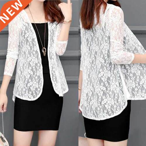 Women Blous Summer Kimono ops Fashion Woman Blouses White La