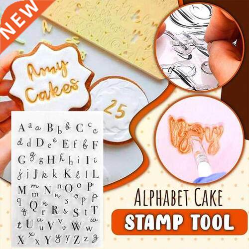 Transparent Stamp Rubber Stamp Alphabet Cake Stamp Tool