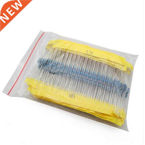 600pcs 1/4W 1% 20PCS 30Values Metal Film Resistor Assortment
