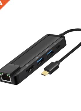 3.0 Hub 1 to 5 USB-C Multiport Adapter with 4K HDMI-compatib