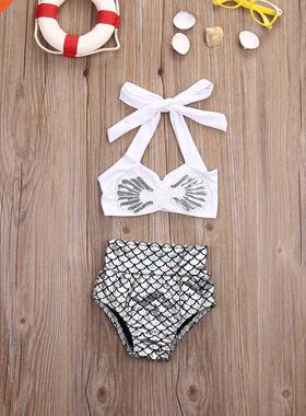 Cute Baby Girl Summer 2Pcs Bikini Set Fashion Toddler Fish S