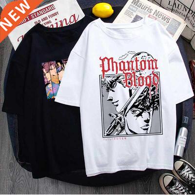 Jojo's Bizrre dventure Funny Crtoon T Shirt Men Summer C