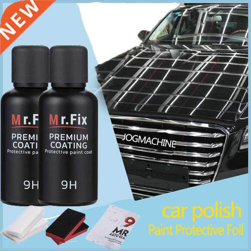 2Pcs Car Liquid Glass Ceramic Car Coating Waterproof Nano Ce