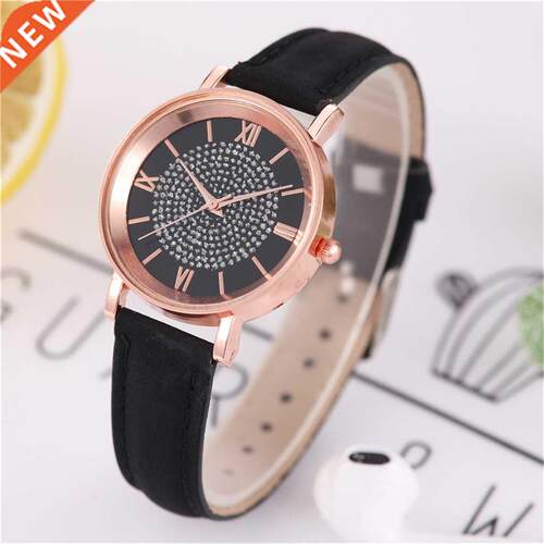 Brand Ladies Watch Luxury Leather Band Women Watch Quartz Rh
