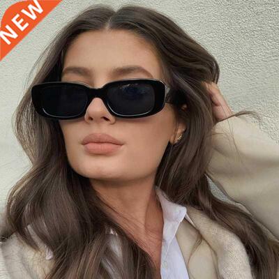 2022 Square Sunglasses Women Luxury Brand Travel Small Recta