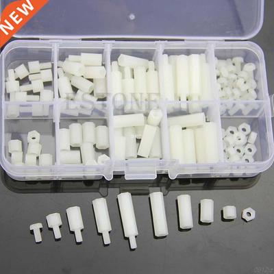 M3 Nylon Hex Spacers Screw Nut Assortment Kit Stand off Plas