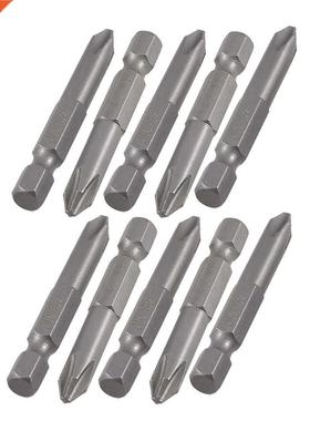 10 Pcs Crosshead PH2 Power Driver Bits
