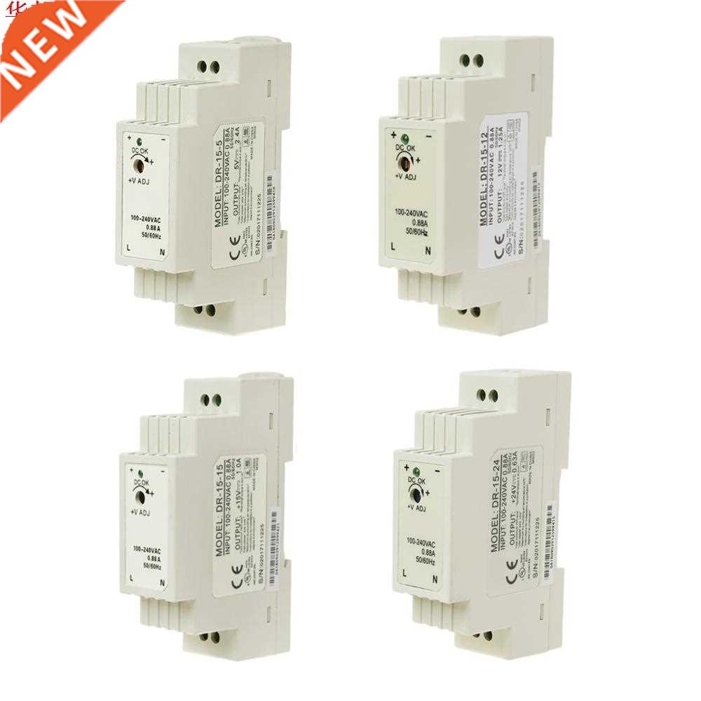DR-15W Industrial DIN Rail Switching Power Supply 5V 12V 15V