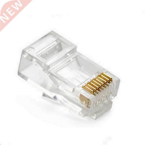 50pcs/100PCS Crystal 8Pin RJ45 Modular Plug Rj-45 Network Ca