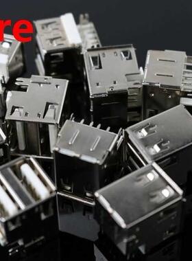 10pcs/lot USB-A m interface USB socket USB m doubl