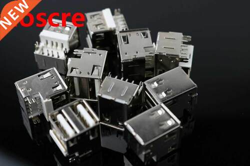 10pcs/lot USB-A m interface USB socket USB m doubl