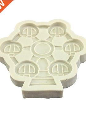 K1MF 3D Ferris Wheel Bentuk Dapur Memanggang Cetakan