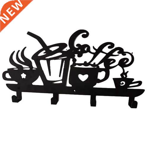 Key Holder For Wall, 4 Hooks, Decorative Key Organizer,