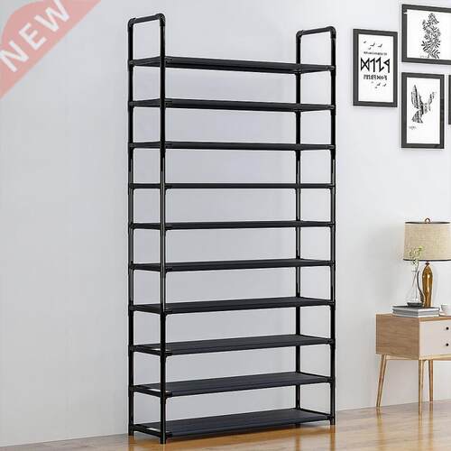10-layer Non-woven Shoe Storage Rack, Hall Closet, Adjustabl
