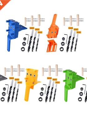 38Pcs Quick Wood Doweling Jig Plstic Hndheld Pocket Hole J