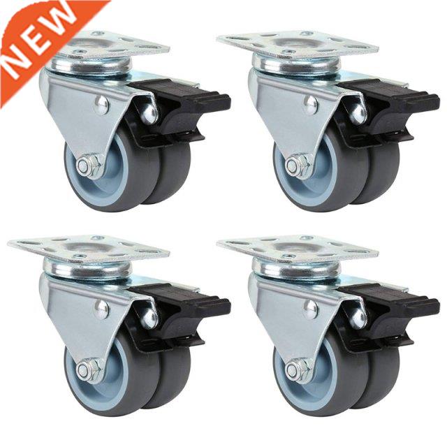 4 x 2 inch Heavy Duty Swivel Castor Wheels 50mm with Brake f