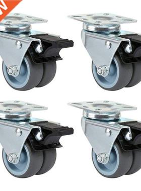 4 x 2 inch Heavy Duty Swivel Castor Wheels 50mm with Brake f