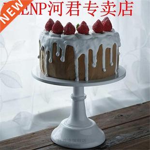 Metal Iron Cake Stand Round Pedestal Dessert Holder Cupcake