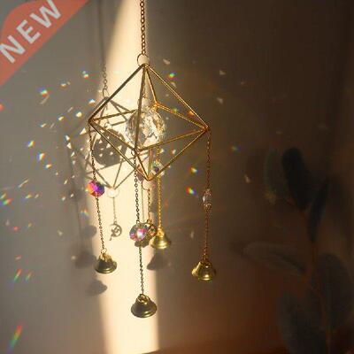 Crystal Prisms Pendant Hanging Rainbow Chaser Sun Lighting