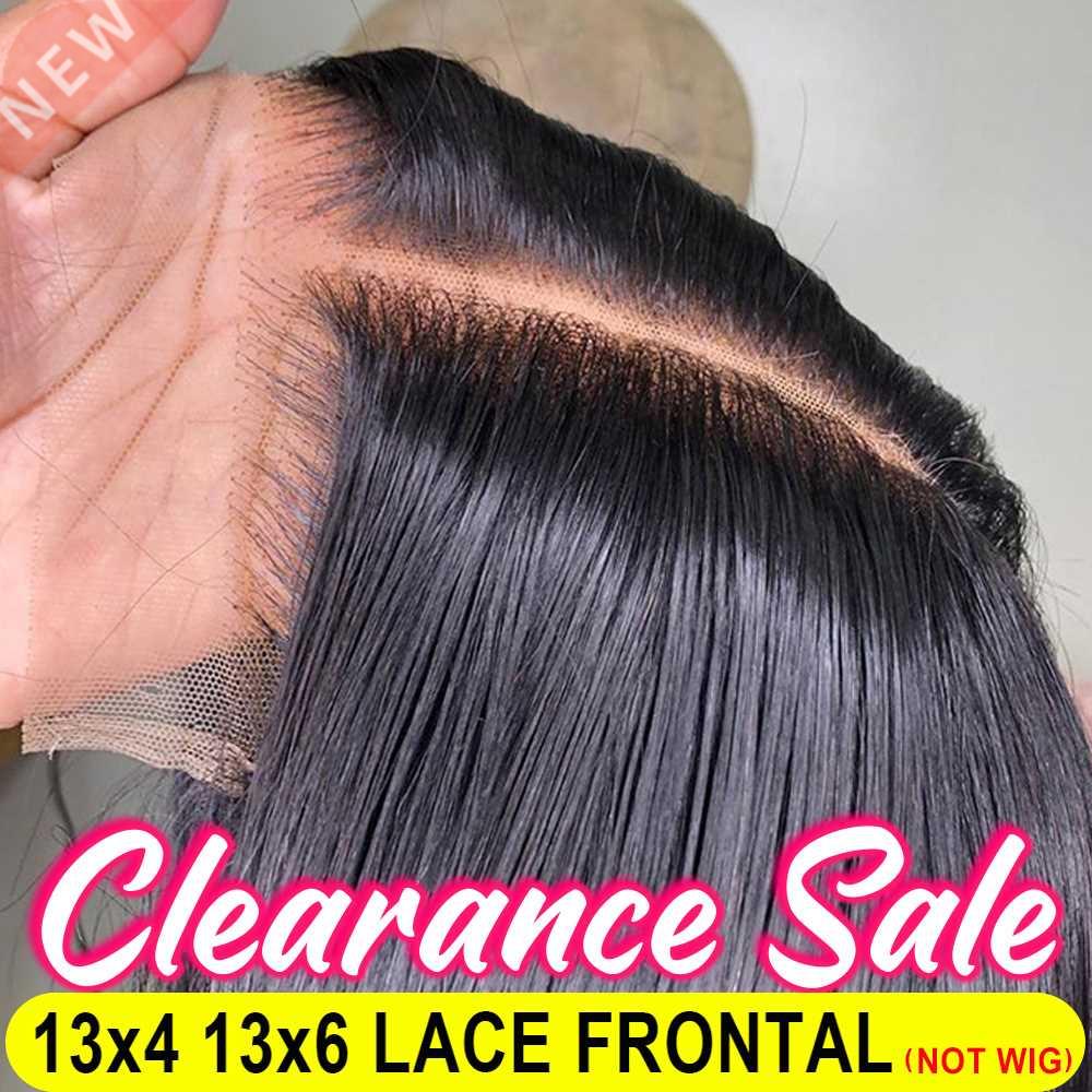 1x4 1x6 Lace Frontal Brazilian Straight Hair 5x5 Lace Clos