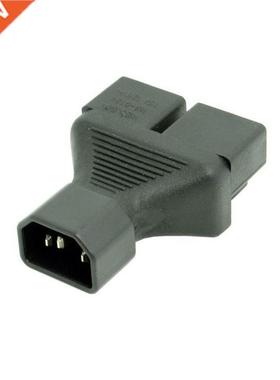 The New IEC320 C14 Male to Doule Nema 5-15R USA UPS Y Type