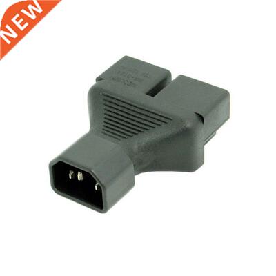 The New IEC320 C14 Male to Doule Nema 5-15R USA UPS Y Type