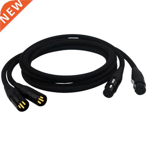 6N Copper HiFi XLR alanced Cale Gold-plated Male To Female