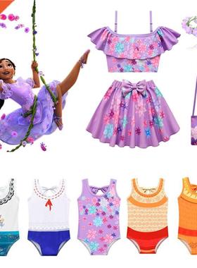 Encanto Swimsuit Baby Girl Children Little Girls Holiday Sum