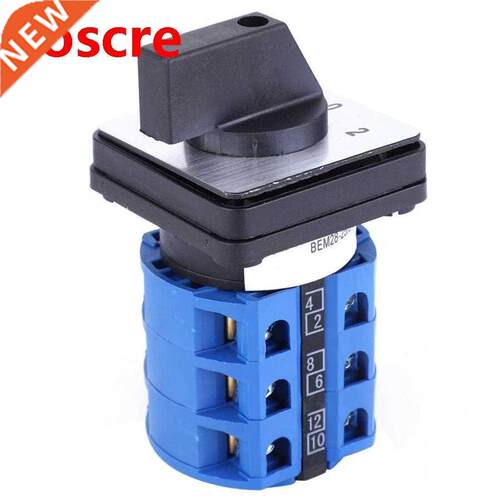 Universal Changeover Switch 690V 25A 3 Position Selector Rot