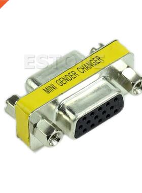 VGA/SVGA 15pin Gender Changer Adapter Female to Female Cable