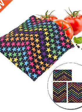 3pcs/set Reusable Food Storage Bags Leakproof Freezer Lunch