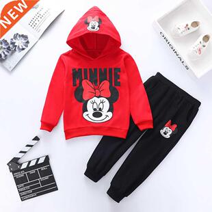 2-9T Baby Boy Grl Clothes Cartoon Mckey Mouse Bear Hooded