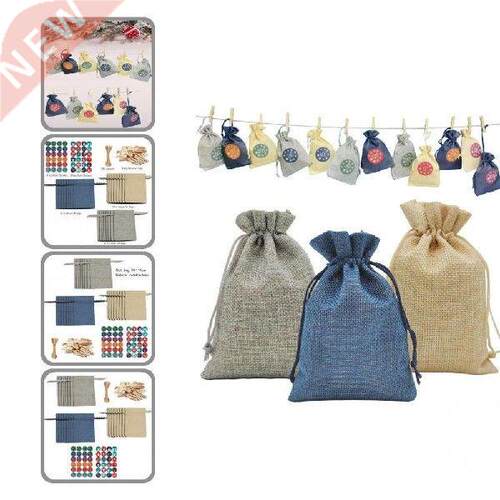 Cute Drawstring Bags Reusable 3 Colors Stylish  Xmas