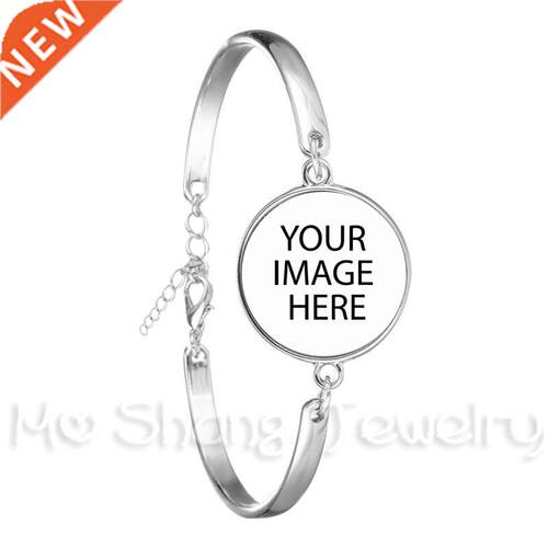 Personalized Custom Bracelets Photo Mum Dad Baby Children G