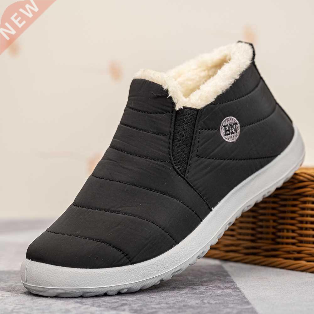 Women Shoes Winter Snow Boots Waterproof Ankel Boots Plush W
