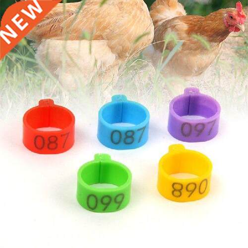 100Pcs Chicken Leg Rings Turkey Duck Identification Leg