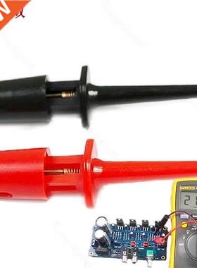 1 Pair Single Hook Clip Test Probe Lead Wire Mini Grabber Ki